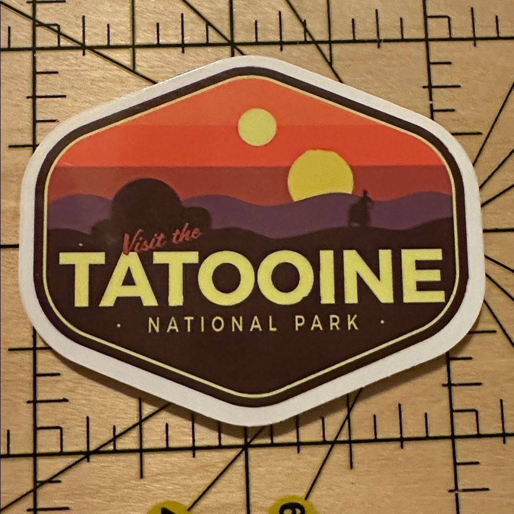 💜13/$13 +Bundle Sticker Sale | Travel Tatooine National Park Sticker